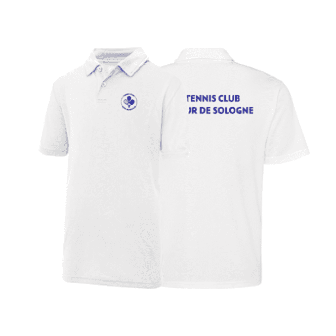 Polo technique ENFANT - Blanc