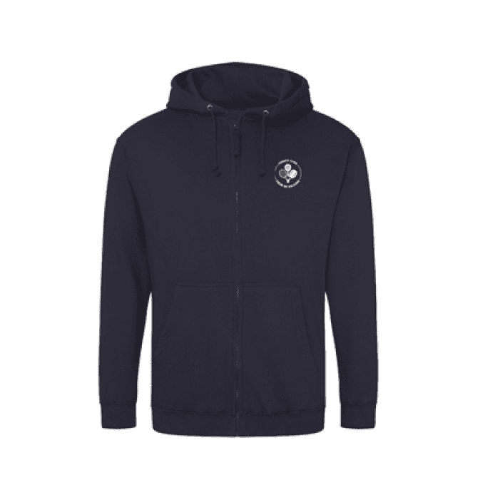 Sweat à capuche zippé ADULTE - Navy