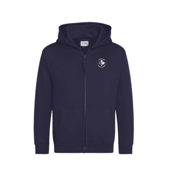 Sweat à capuche zippé ENFANT - Navy