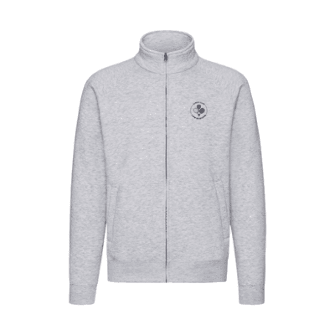 Sweat full zip HOMME - Heather grey